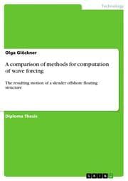 Cover von A comparison of methods for computation of wave forcing