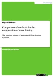 Cover von Comparison of methods for the computation of wave forcing