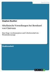 Cover von Sibyllinische Vorstellungen bei Bernhard von Clairvaux