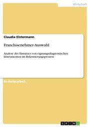 Cover von Franchisenehmer-Auswahl