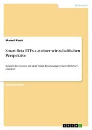 Cover von Smart-Beta ETFs aus einer wirtschaftlichen Perspektive