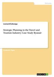 Cover von Strategic Planning in the Travel and Tourism Industry. Case Study Ryanair