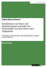 Cover von Interferenzen von Natur- und Kulturkonzepten in Joseph von Eichendorffs 'Aus dem Leben eines Taugenichts'