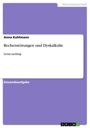 Cover von Rechenstörungen und Dyskalkulie