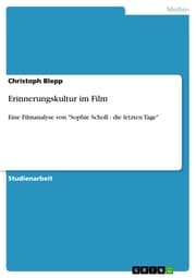 Cover von Erinnerungskultur im Film