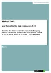 Cover von Zur Geschichte der Sozialen Arbeit