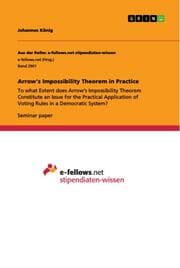 Cover von Arrow's Impossibility Theorem in Practice