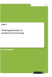 Cover von Trainingsplanung zur Ausdauerverbesserung