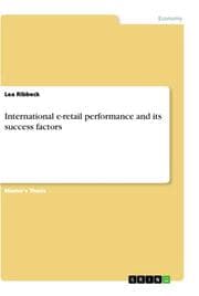 Cover von International e-retail performance and its success factors