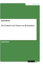 Cover von Die Funktion der Träume im Rolandslied