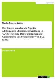 Cover von Das Ringen um das Ich. Aspekte adoleszenter Identitätsentwicklung in 'Aristoteles und Dante entdecken die Geheimnisse des Universums' von B. A. Saénz