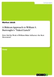 Cover von A Blakean Approach to William S. Burroughs's 'Naked Lunch'