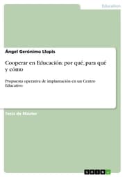 Cover von Cooperar en Educación: por qué, para qué y cómo