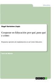 Cover von Cooperar en Educación: por qué, para qué y cómo
