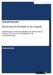 Cover von Blockchain-Technologie in der Logistik