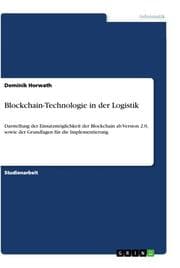 Cover von Blockchain-Technologie in der Logistik