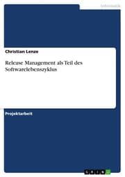 Cover von Release Management als Teil des Softwarelebenszyklus