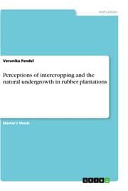 Cover von Perceptions of intercropping and the natural undergrowth in rubber plantations