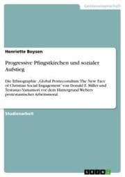 Cover von Progressive Pfingstkirchen und sozialer Aufstieg