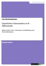 Cover von Quantitative Datenanalyse in R - Allbusstudie
