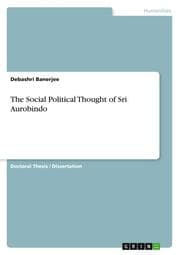 Cover von The Social Political Thought of Sri Aurobindo