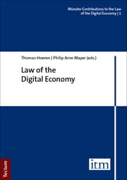 Cover von Law of the Digital Economy