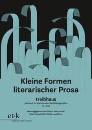 Cover von Kleine Formen literarischer Prosa