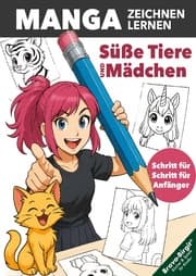 Cover von Manga Zeichnen lernen - einfach Schritt für Schritt für junge Anfänger