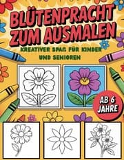 Cover von Blütenpracht zum Ausmalen