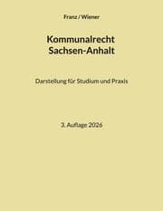 Cover von Kommunalrecht Sachsen-Anhalt