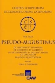 Cover von Pseudo-Augustinus
