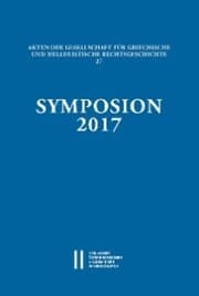 Cover von Symposion 2017