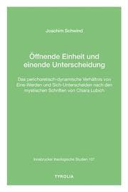 Cover von Öffnende Einheit und einende Unterscheidung