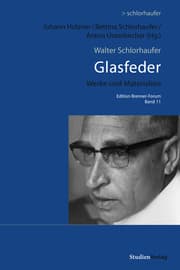 Cover von Walter Schlorhaufer: Glasfeder