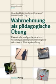 Cover von Wahrnehmung als pädagogische Übung