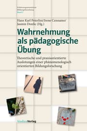 Cover von Wahrnehmung als pädagogische Übung