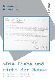 Cover von 'Die Liebe und nicht der Hass'