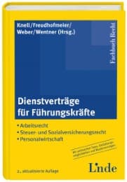 Cover von Dienstverträge für Führungskräfte