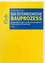 Cover von Der österreichische Bauprozess
