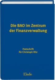 Cover von Die BAO im Zentrum der Finanzverwaltung