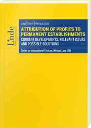 Cover von Attribution of Profits to Permanent Establishments