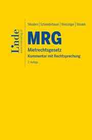 Cover von MRG - Mietrechtsgesetz