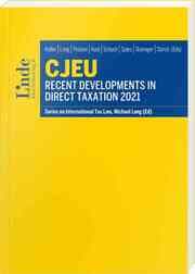Cover von CJEU - Recent Developments in Direct Taxation 2021