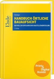 Cover von Handbuch Örtliche Bauaufsicht