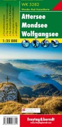 Cover von WK 5282 Attersee - Mondsee - Wolfgangsee, Wanderkarte 1:35.000