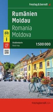 Cover von freytag & berndt Straßenkarte Rumänien - Moldau 1:500.000