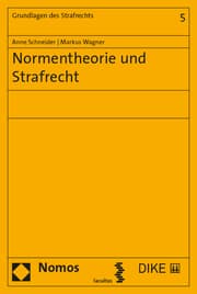 Cover von Normentheorie und Strafrecht