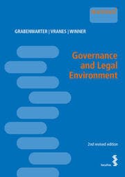 Cover von Governance and Legal Environment