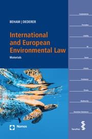 Cover von International and European Environmental Law