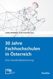 Cover von 30 Jahre Fachhochschulen in Österreich